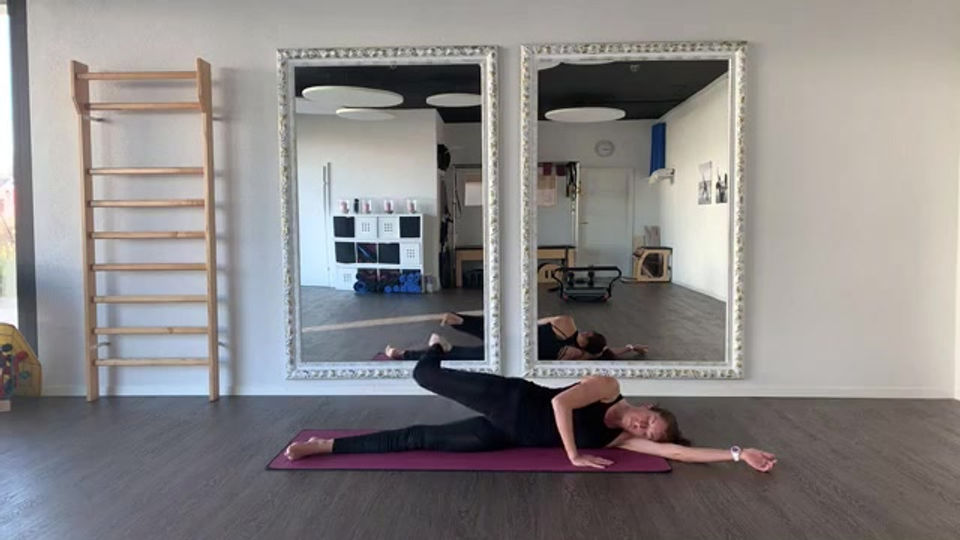 Pilates auf der Matte